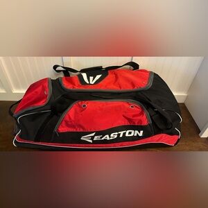 Easton Red and Black Duffel Bag
